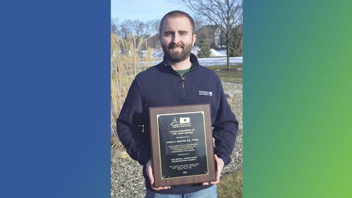 Central PA Engineers Week Council Names Chad Martin, PE, PTOE, Young Engineer of the Year